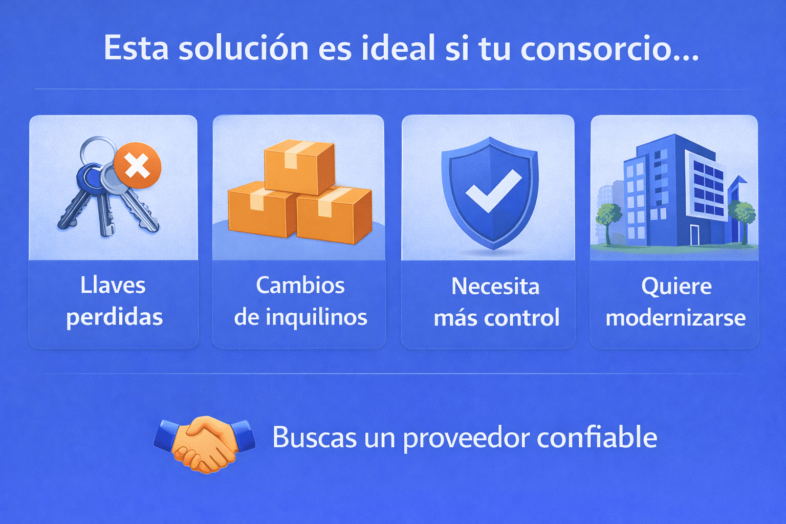 Sistema de control de accesos para consorcios instalado por BureauCorp
